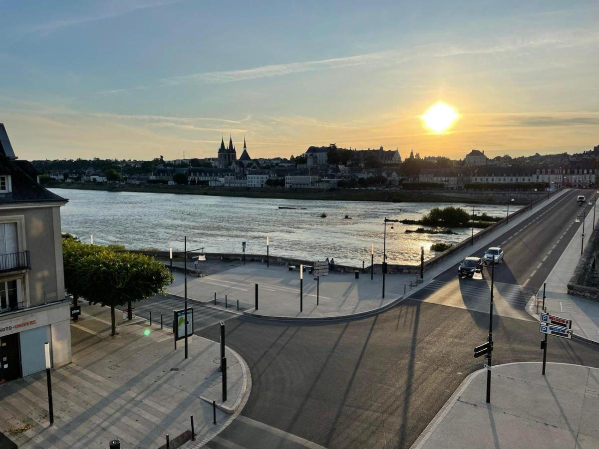 Le Wilson - Vue Imprenable Sur La Loire Et Le Chateau De Blois Bagian luar foto